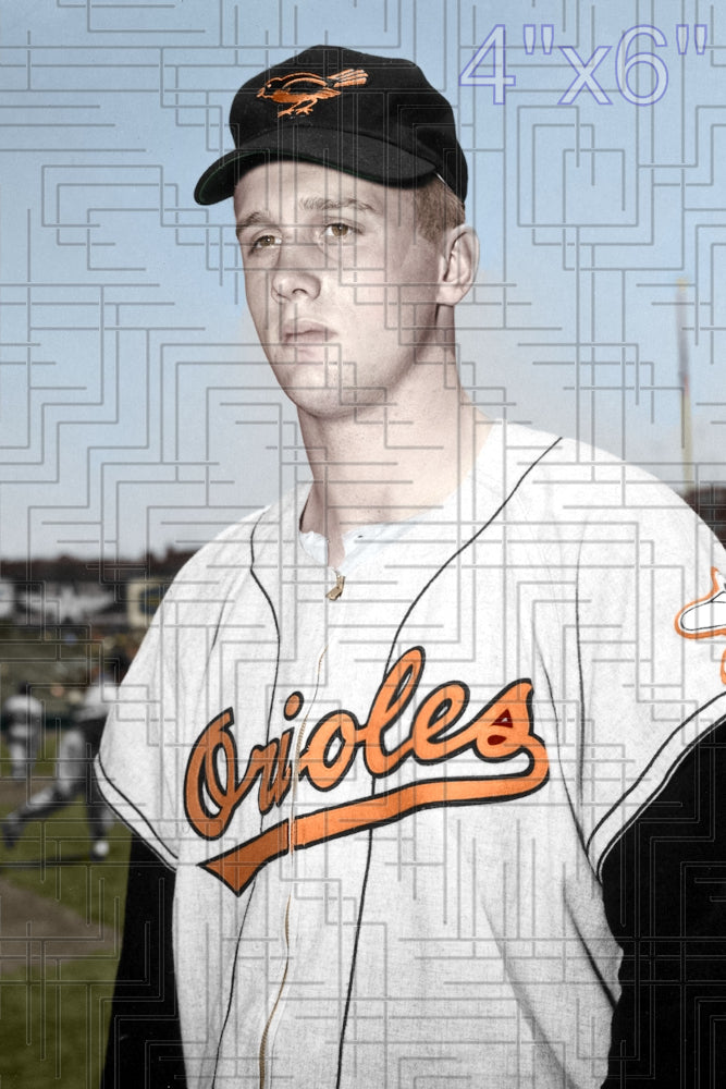 Gordie Sundin - 1956 Baltimore Orioles - choose a size & style