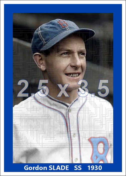 Gordon Slade - 1930 Brooklyn Robins - choose a size & style