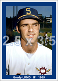 Gordy Lund - 1969 Seattle Pilots - choose a size & style
