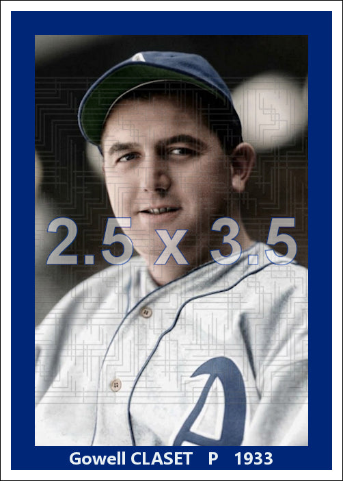 Gowell Claset - 1933 Philadelphia Athletics - choose a size & style