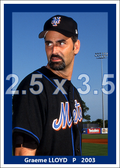 Graeme Lloyd - 2003 New York Mets - choose a size & style
