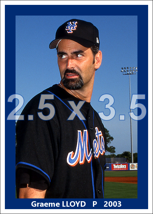 Graeme Lloyd - 2003 New York Mets - choose a size & style