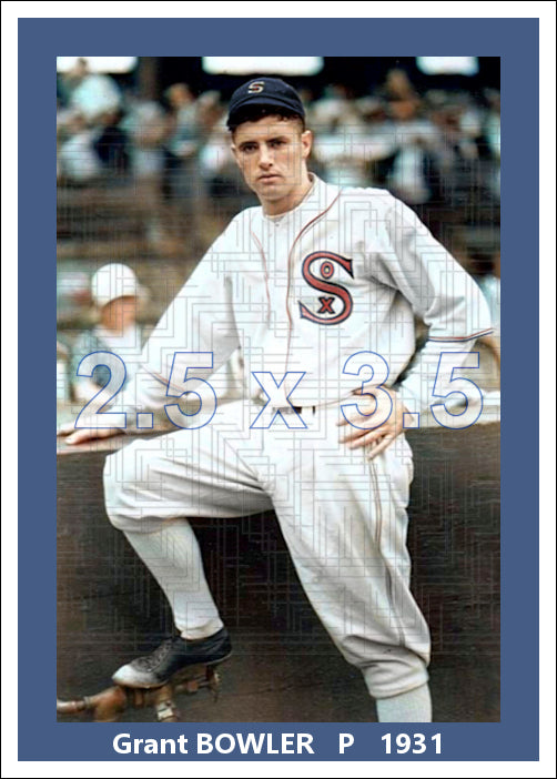 Grant Bowler - 1931 Chicago White Sox - choose a size & style