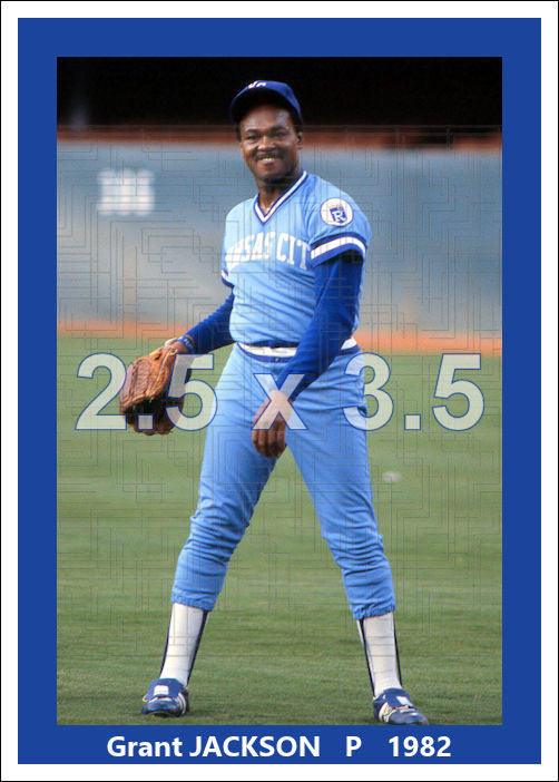 Grant Jackson - 1982 Kansas City Royals - choose a size & style