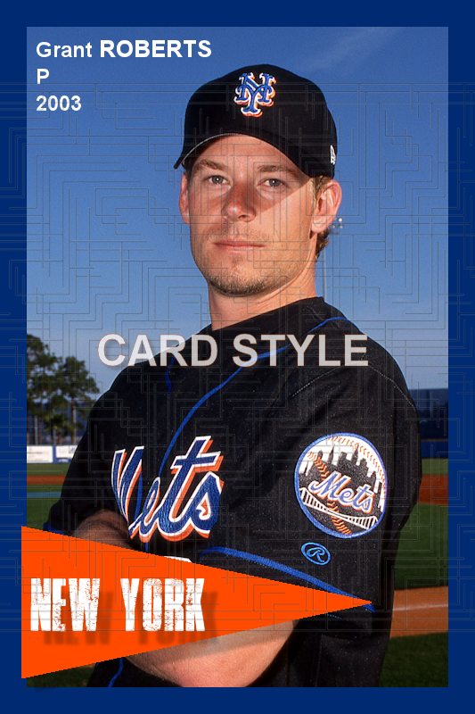 Grant Roberts - 2003 New York Mets - choose a size & style