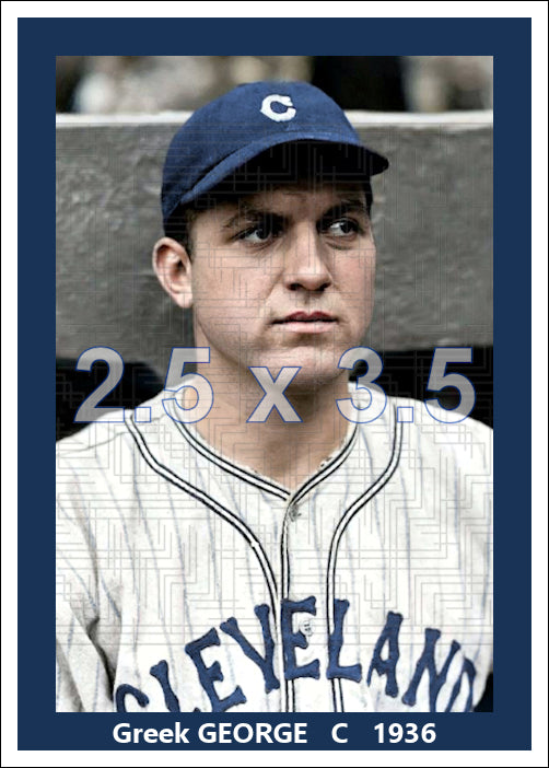 Greek George - 1936 Cleveland Indians - choose a size & style