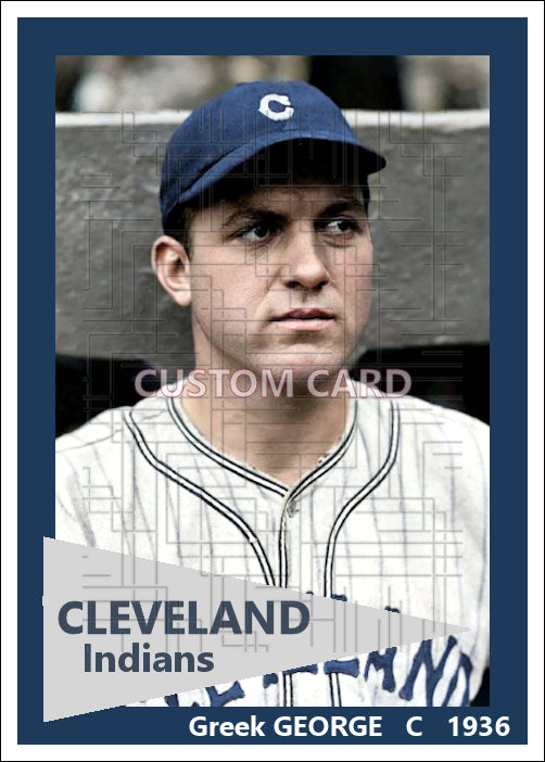Greek George - 1936 Cleveland Indians - choose a size & style