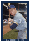 Greg Goossen -1970 Milwaukee Brewers - choose a size & style
