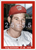 Greg Goossen -1970 Washington Senators - choose a size & style