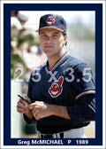 Greg McMichael - 1989 Cleveland Indians- choose a size & style