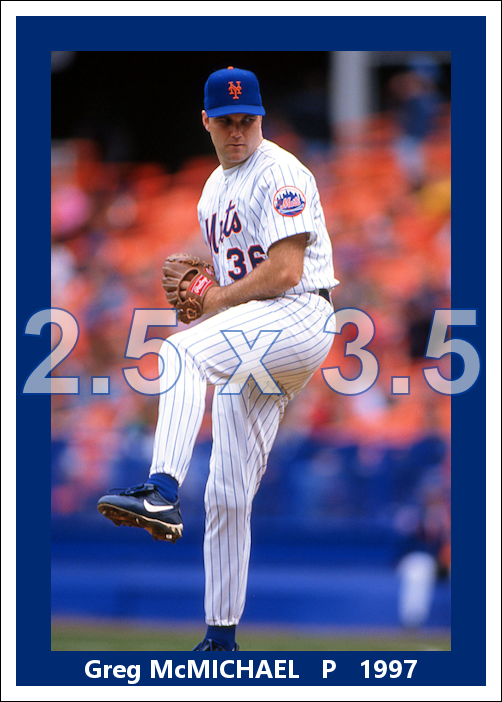 Greg McMichael - 1997 New York Mets - choose a size & style