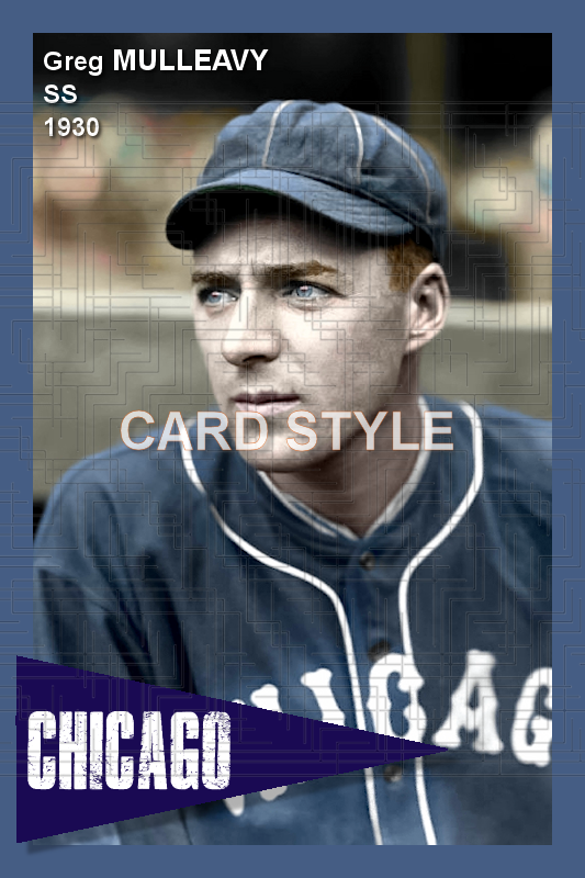 Greg Mulleavy - 1930 Chicago White Sox - choose a size & style