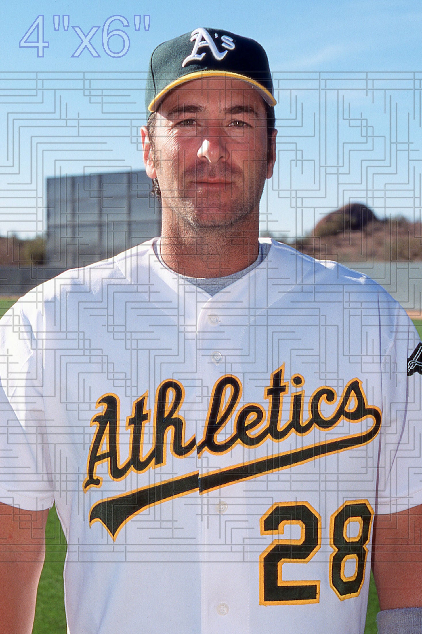 Greg Myers - 2002 Oakland Athletics - choose a size & style