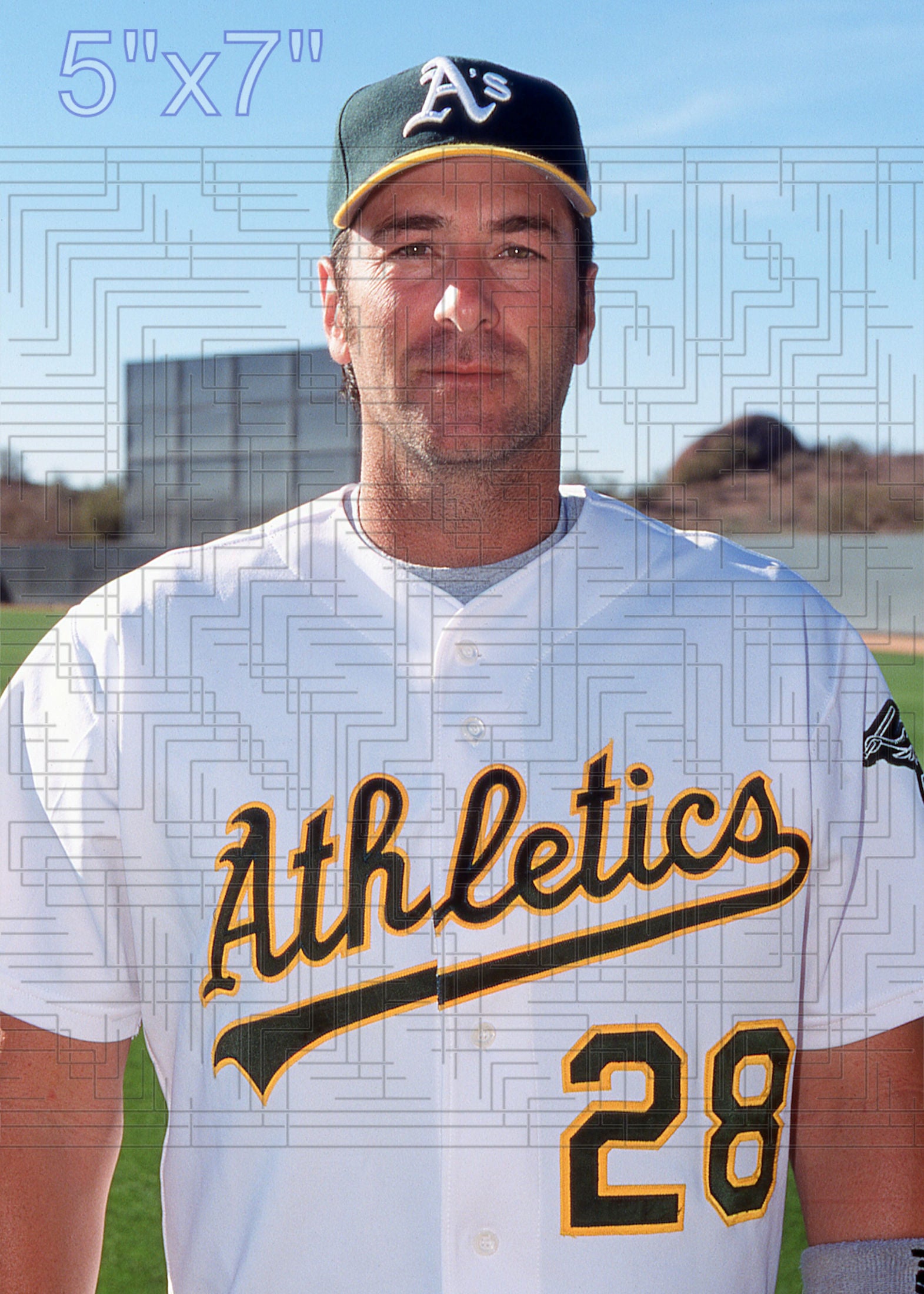 Greg Myers - 2002 Oakland Athletics - choose a size & style