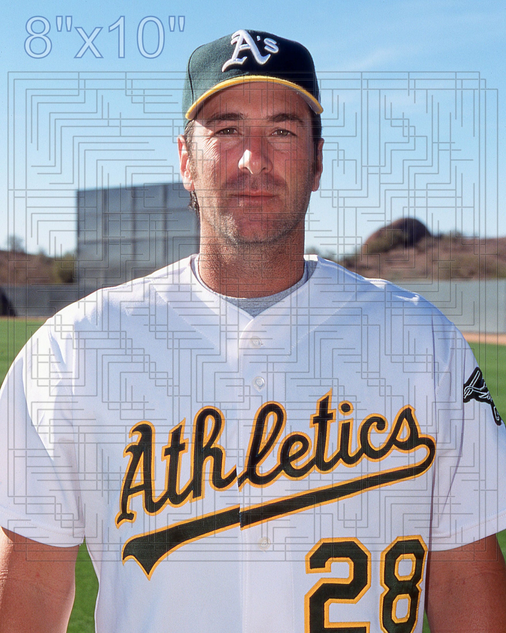 Greg Myers - 2002 Oakland Athletics - choose a size & style