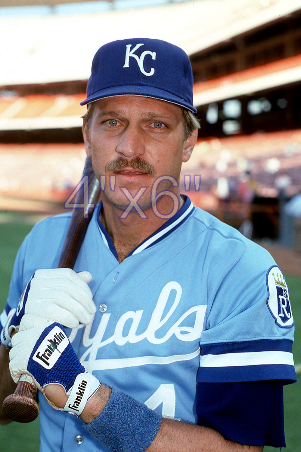 Greg Pryor - 1985 Kansas City Royals - choose a size & style