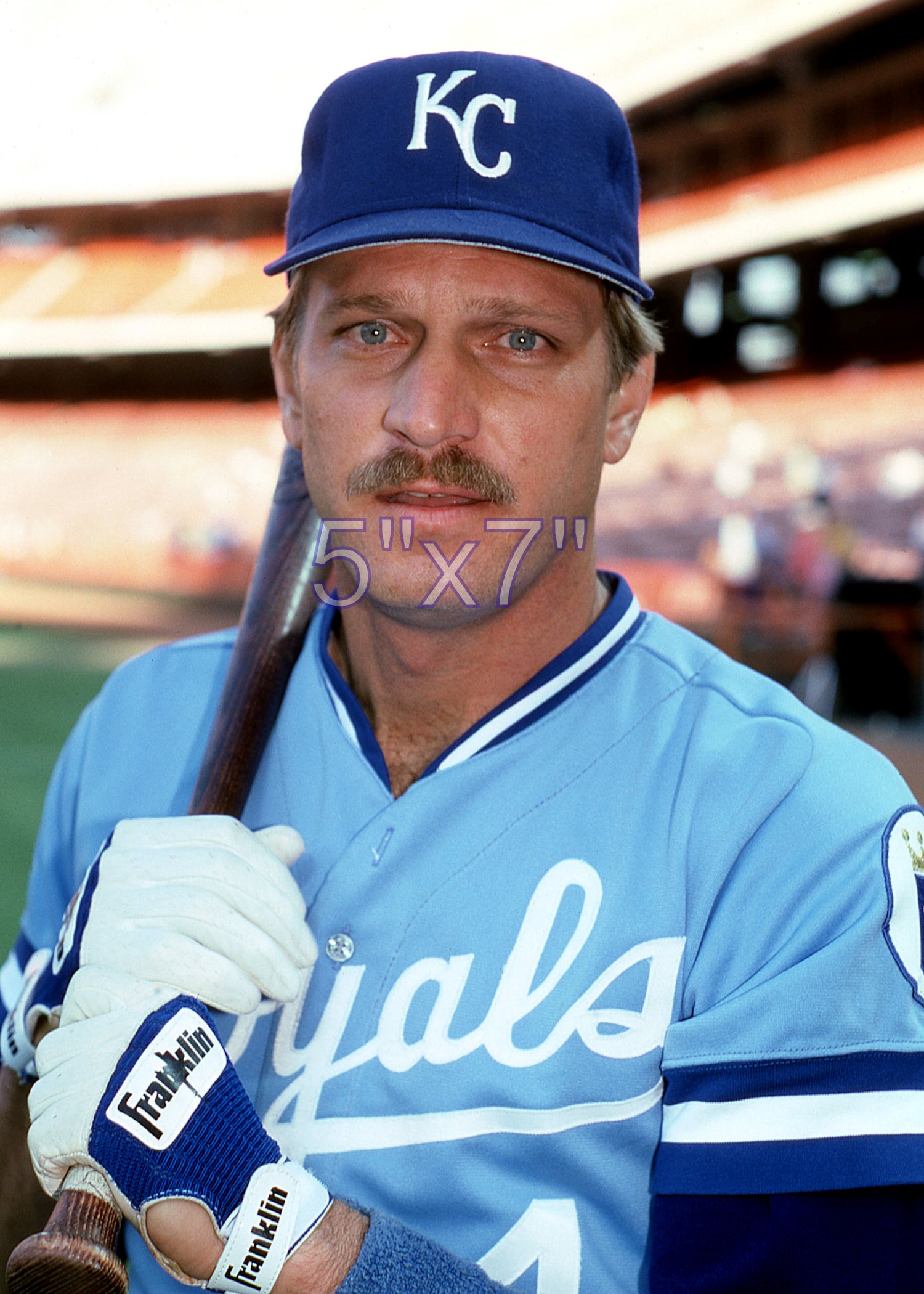 Greg Pryor - 1985 Kansas City Royals - choose a size & style