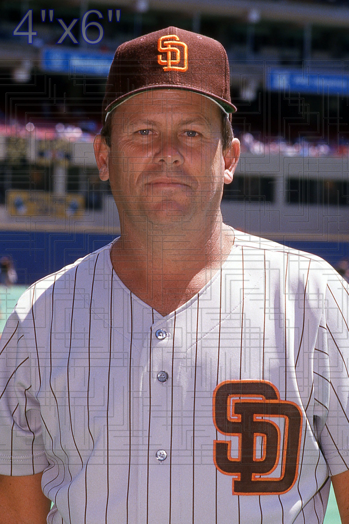 Greg Riddoch - 1990 San Diego Padres - choose a size & style
