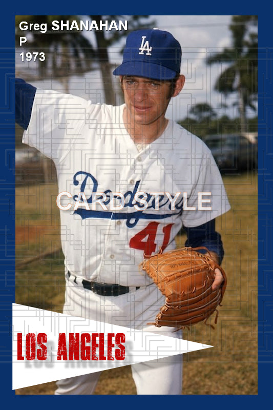 Greg Shanahan - 1973 Los Angeles Dodgers - choose a size & style