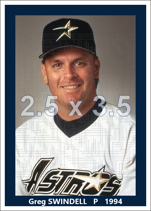 Greg Swindell - 1994 Houston Astros - choose a size & style