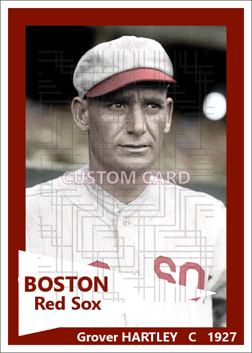 Grover Hartley - 1927 Boston Red Sox - choose a size & style