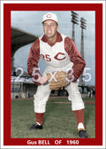 Gus Bell - 1960 Cincinnati Reds - choose a size & style
