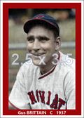 Gus Brittain - 1937 Cincinnati Reds - choose a size & style