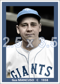 Gus Mancuso - 1938 New York Giants - choose a size & style