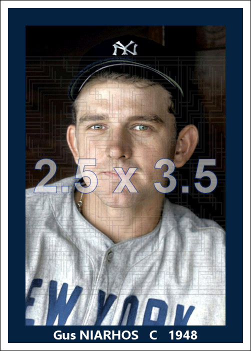 Gus Niarhos - 1948 New York Yankees - choose a size & style