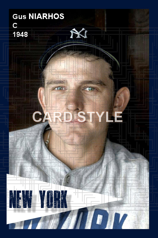 Gus Niarhos - 1948 New York Yankees - choose a size & style