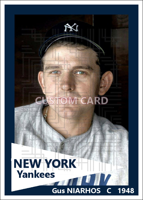 Gus Niarhos - 1948 New York Yankees - choose a size & style