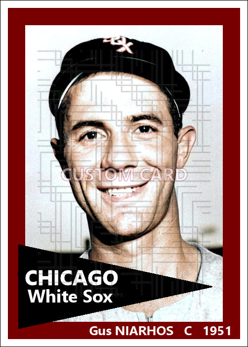 Gus Niarhos - 1951 Chicago White Sox - choose a size & style