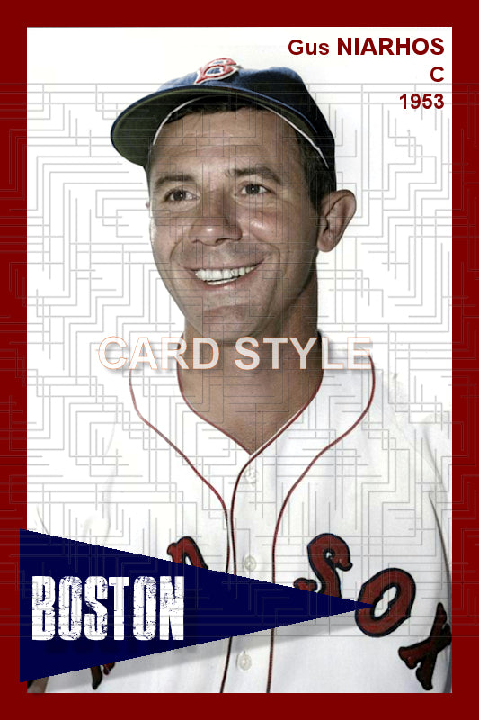 Gus Niarhos - 1953 Boston Red Sox - choose a size & style