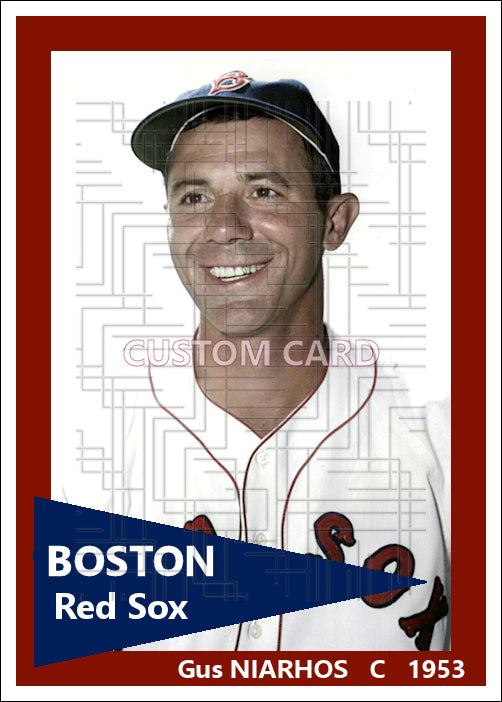 Gus Niarhos - 1953 Boston Red Sox - choose a size & style