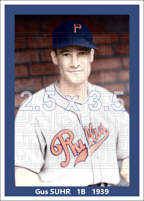 Gus Suhr - 1939 Philadelphia Phillies - choose a size & style