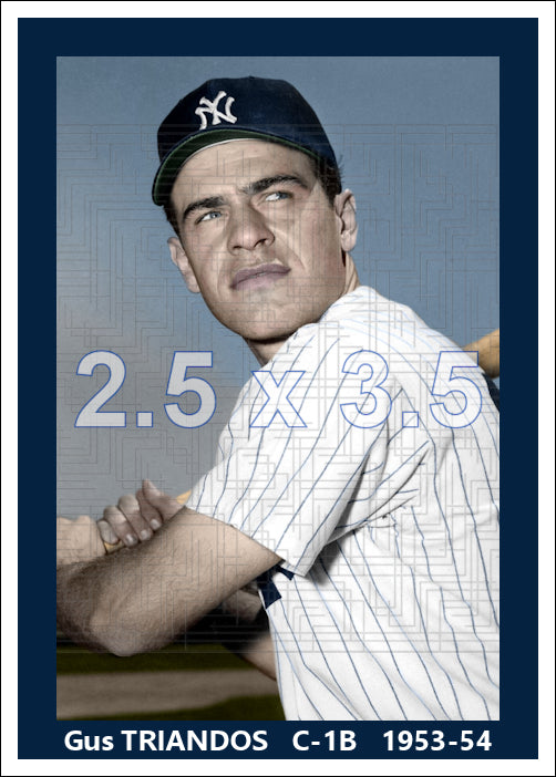 Gus Triandos - 1953-54 New York Yankees - choose a size & style