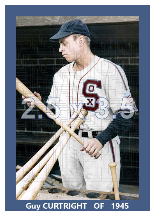 Guy Curtright - 1945 Chicago White Sox - choose a size & style