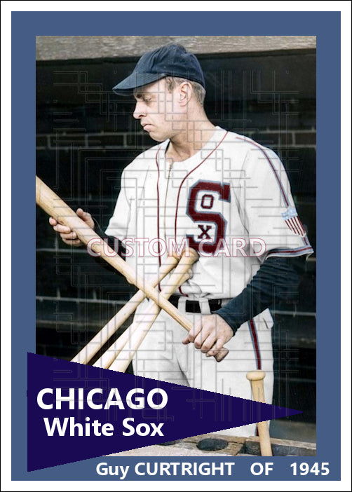 Guy Curtright - 1945 Chicago White Sox - choose a size & style
