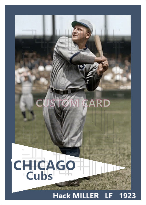 Hack Miller - 1923 Chicago Cubs - choose a size & style