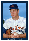 Hal Brown - 1963 Houston Colt .45s - choose a size & style