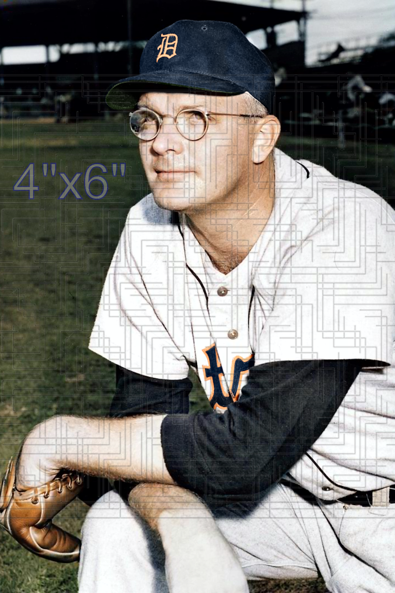Hal Erickson - 1953 Detroit Tigers - choose a size & style
