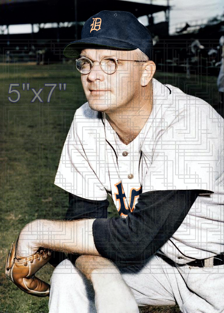 Hal Erickson - 1953 Detroit Tigers - choose a size & style