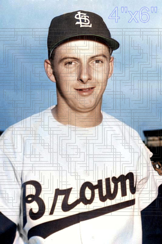Hal Hudson - 1952 St. Louis Browns - choose a size & style