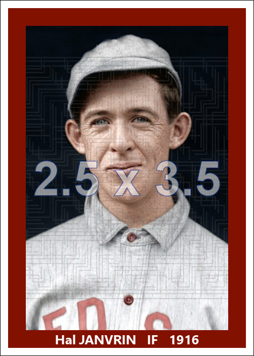 Hal Janvrin - 1916 Boston Red Sox - choose a size & style