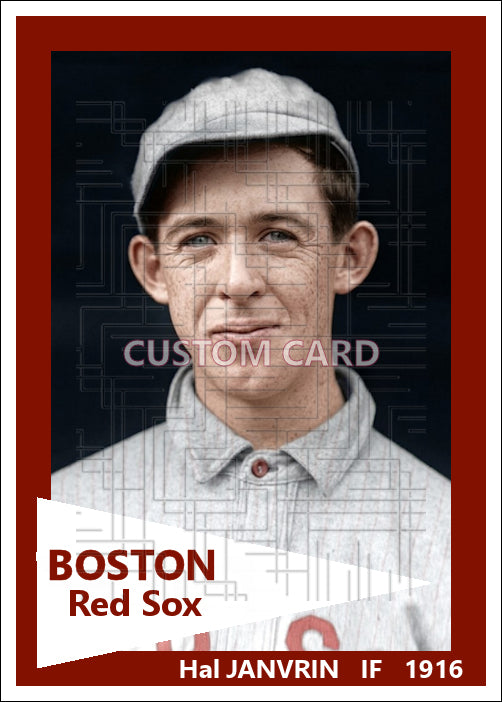 Hal Janvrin - 1916 Boston Red Sox - choose a size & style