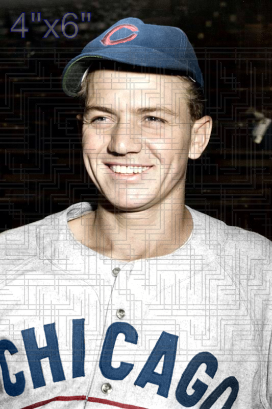 Hal Jeffcoat - 1948 Chicago Cubs - choose a size & style