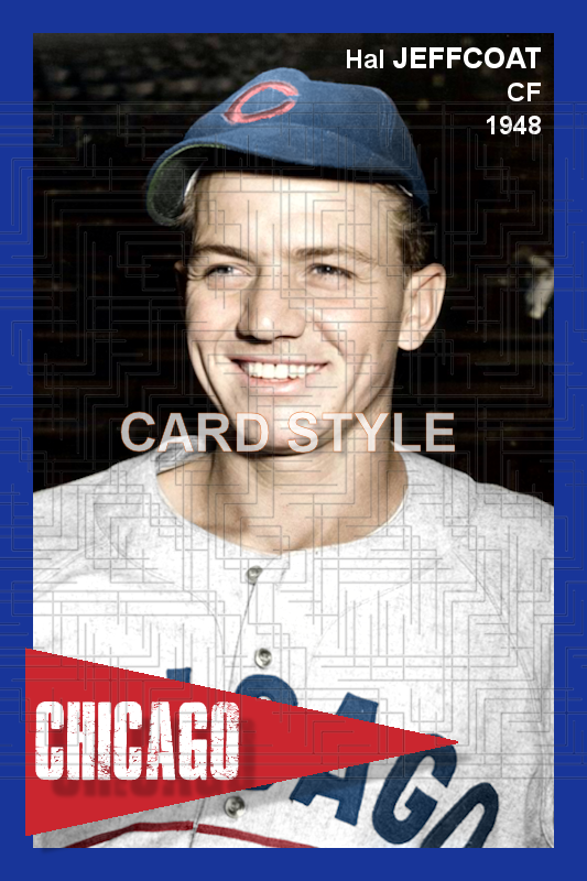 Hal Jeffcoat - 1948 Chicago Cubs - choose a size & style