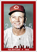 Hal Jeffcoat - 1956 Cincinnati Reds - choose a size & style