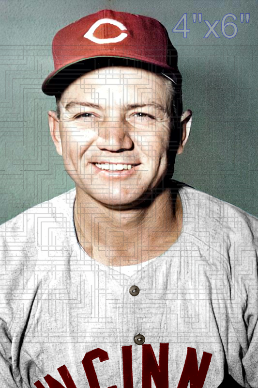 Hal Jeffcoat - 1956 Cincinnati Reds - choose a size & style