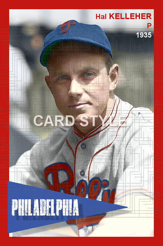 Hal Kelleher - 1935 Philadelphia Phillies - choose a size & style